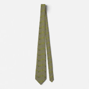 Lawn Bowls Logo Teal Unisex Silky Tie