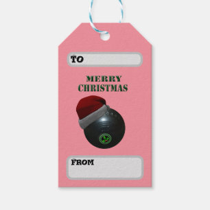Lawn Bowls Merry Christmas, Gift Tags