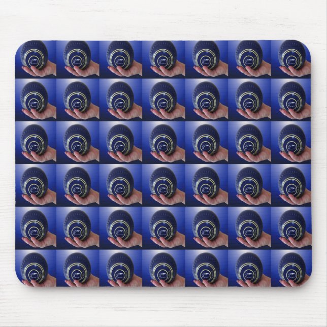 Lawn Bowls, Need A Hand, Mouse Mat (Front)