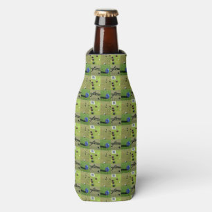Lawn Bowls Photo Collage, Bottle Cooler