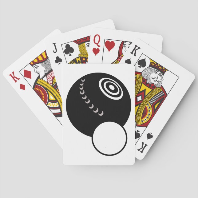 Lawn Bowls Playing Cards (Back)