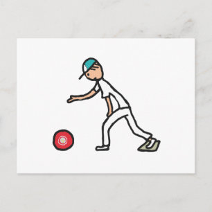 Lawn Bowls Postcard