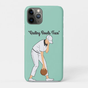 Lawn Bowls: Resting Bowls Face iPhone 11 Pro Case