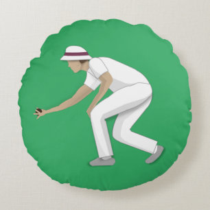Lawn Bowls Round Cushion