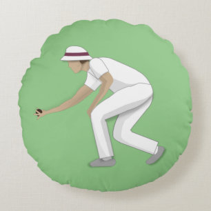 Lawn Bowls Round Cushion