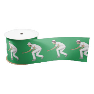 Lawn Bowls Satin Ribbon