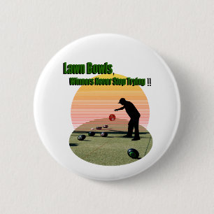Lawn Bowls The Winners Design, Badge