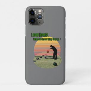 Lawn Bowls The Winners Design, iPhone Case