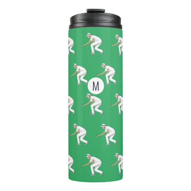 Lawn Bowls Thermal Tumbler (Front)