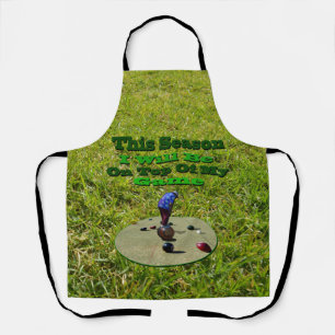 Lawn Bowls This Season I Will Be On Top Of My Game Apron
