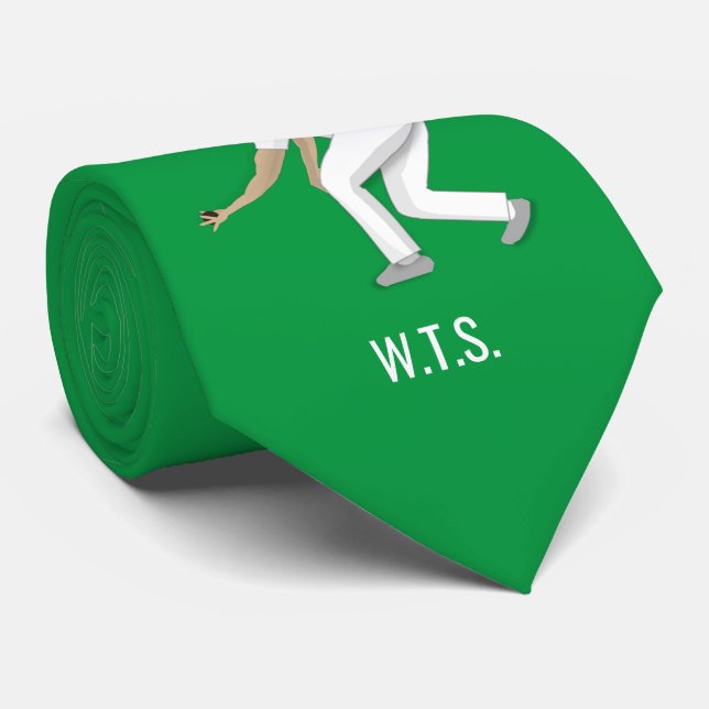 Lawn Bowls Tie (Rolled)