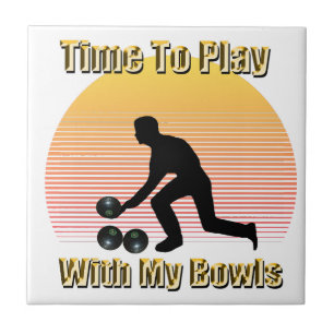Lawn Bowls: Time To Play With My Bowls, Tile