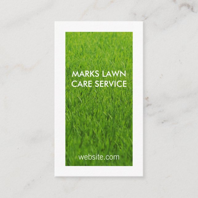 Lawn Business Card (Front)