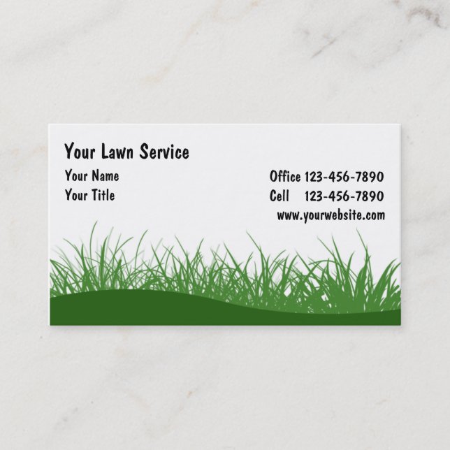Lawn Business Cards (Front)