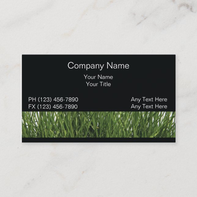 Lawn Business Cards Fixed (Front)