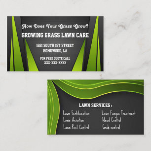 Lawn Care #2 Business Card