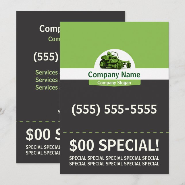 Lawn Care 5x7 Flyer Invitation (Front/Back)