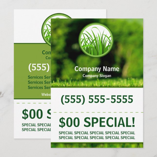 Lawn Care 5x7 Flyer Invitation (Front/Back)