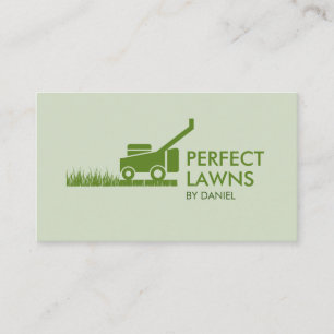 Lawn care and Gardening business card