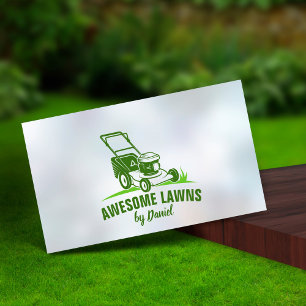 Lawn care and Gardening Business Card