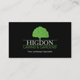 Lawn Care and Gardening Business Card