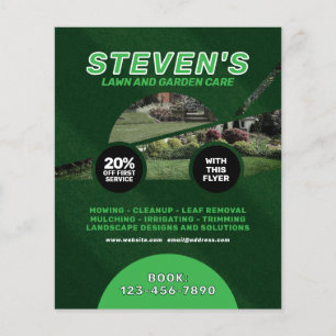 Lawn care and landscaping Flyer