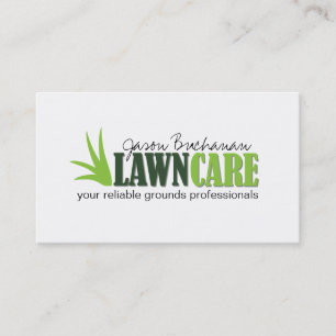 Lawn care and Yard Maintenance Business Card