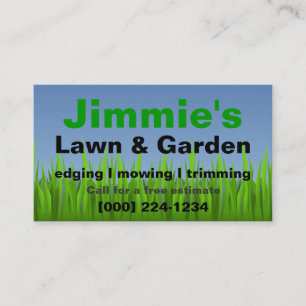 Lawn Care Business Card