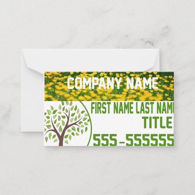  Lawn Care Business Card (Front)