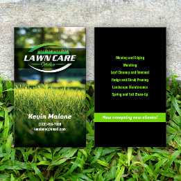 Lawn Care Business Card