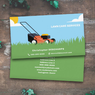 Lawn Care Business Card
