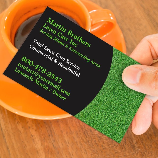 Lawn Care Business Cards (Creator Uploaded)