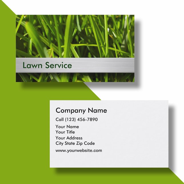 Lawn Care Business Cards (Creator Uploaded)