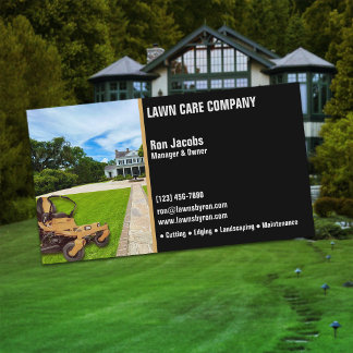 Lawn Care Company Business Card