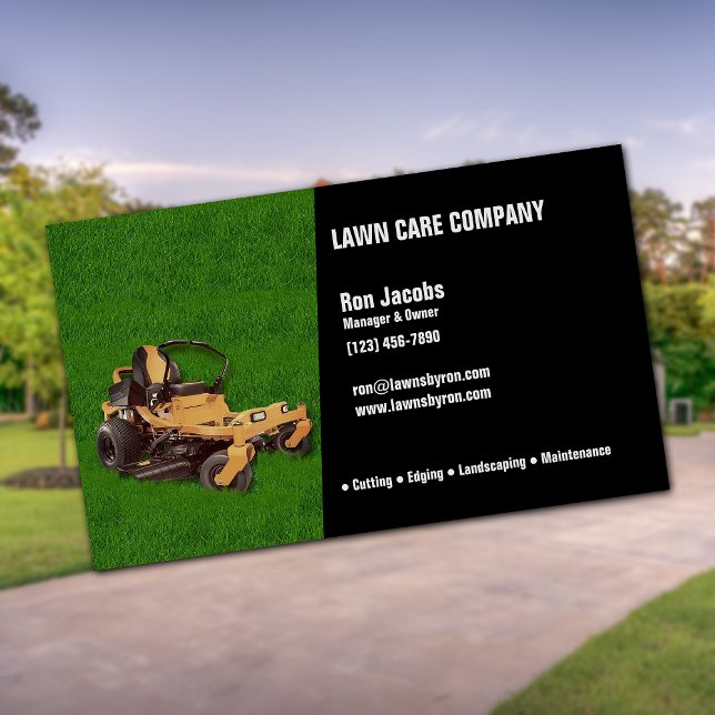 Lawn Care Company Business Card (Creator Uploaded)