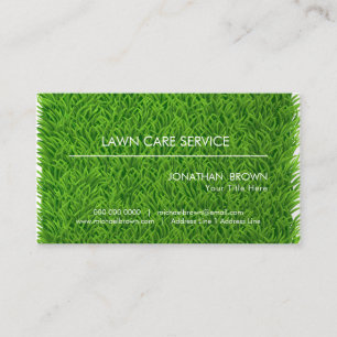 Lawn care grass Garden Wall Business Card