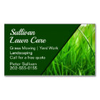 Lawn Care Grass Mowing Business Card