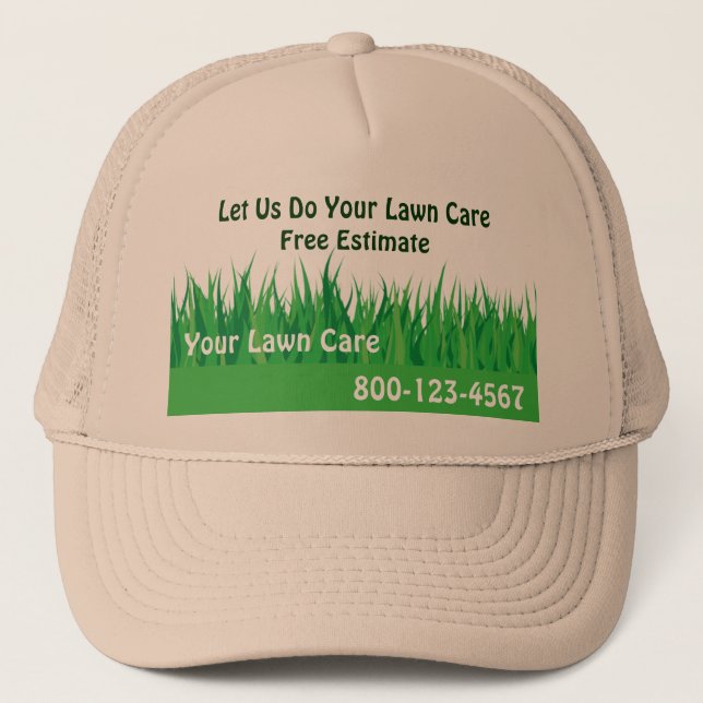Lawn Care Hat (Front)