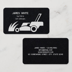 Lawn Care Kraft Business Card