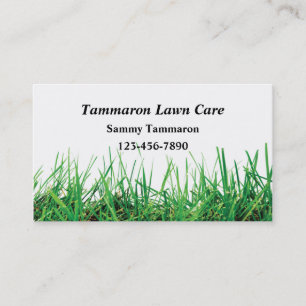 Lawn Care & Landscaper Business Card
