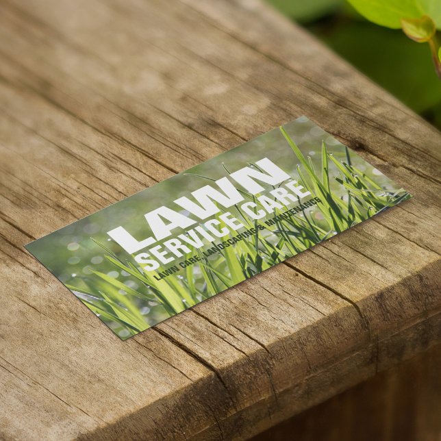 Lawn Care & Landscaping Business Card (Creator Uploaded)