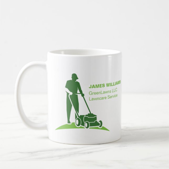 Lawn Care Landscaping Business  Coffee Mug (Left)
