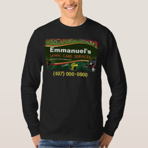 Lawn Care Landscaping Grass Cut Long Sleeve Shirt