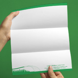 Lawn Care Landscaping Letterhead Template