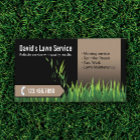 Lawn Care Landscaping Mowing Black & Beige
