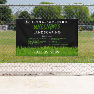 Lawn Care Landscaping Mowing Cutting Services Banner