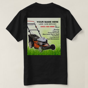Lawn Care Landscaping Mowing Grass Tree Service T-Shirt