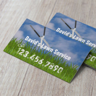 Lawn Care & Landscaping Service Business Card
