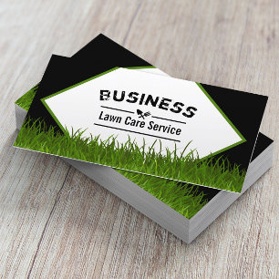 Lawn Care & Landscaping Service Professional Business Card