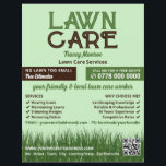 Lawn Care Logo, Lawn Care Services Flyer<br><div class="desc">Lawn Care Logo,  Lawn Care Services Advertising Flyer by The Business Card Store.</div>
